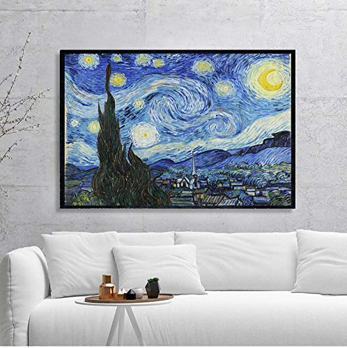 Vincent Van Gogh beroemde kunstenaar kunstdruk wandschilderij canvas olieverfschilderij Home Wall Decor Artwork 60x85cm… - Afbeelding 7