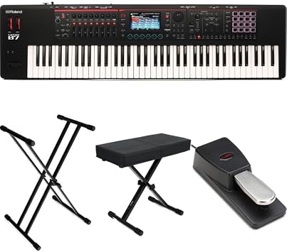 Roland FANTOM-07 Music Workstation Keyboard Essentials Bundle