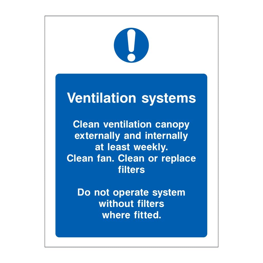 Ventilation systems sign - Mandatory 8x12 Metal Tin Sign Garage Man Cave Wall Decor