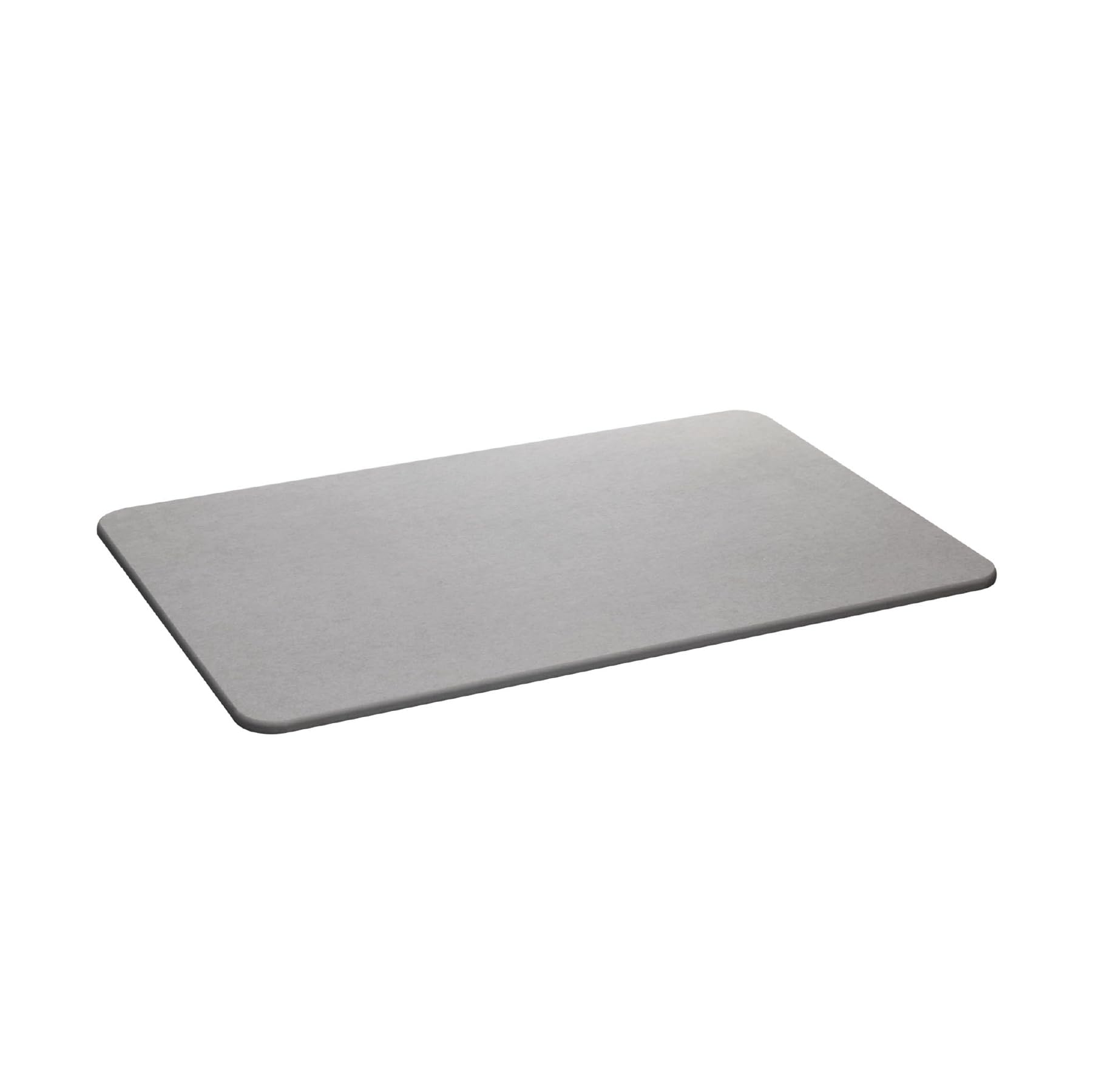 LYOR - Alfombrilla de Piedra de diatomita para baño, Color Gris, 23.6 x 15.4 Pulgadas