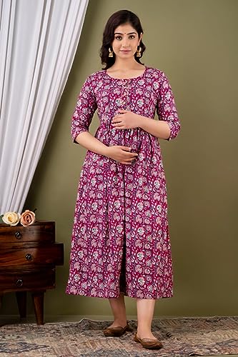 Image of Women's Maternity Feeding Kurti for Women