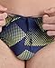 ARENA Men’s Swim Brief Halftone Team Print MaxLife Athletic Swimwear Professional Training Swimsuit Sports Bathing Suit, Team Navy Yellow, US Size 30