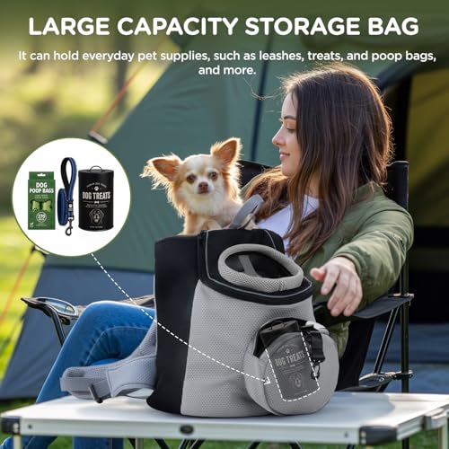 BONTHEE Pet Dog Backpack Small