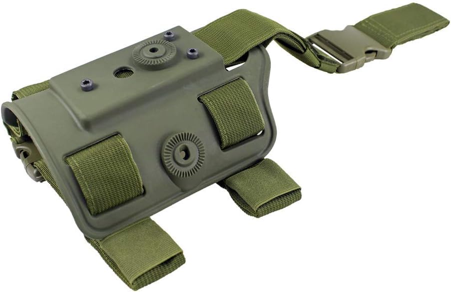 Tactical Drop Leg Holster Platform Holster Polymer Holster Panel Adapter Adapter Accessori per Pistola (3 Colori opzionali)
