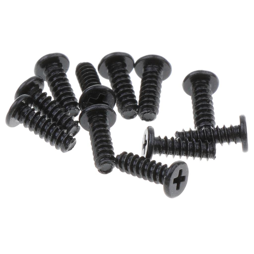 LYLA 11 Pack Outer Shell Repair Screws For Sony Playstation Vita Psv2000 Black