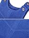 ANIMQUE Baby Kleinkind Kinder Cord Latzhosen Overall Jungen Mädchen Jumpsuits Ärmellose Knopf Verstellbare Hosenträger Hose Basic 0-4 Jahr, Marineblau 110