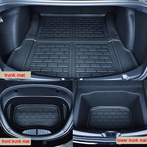 Tapis de coffre premium Tesla Model Y coussin protection rigide - 3