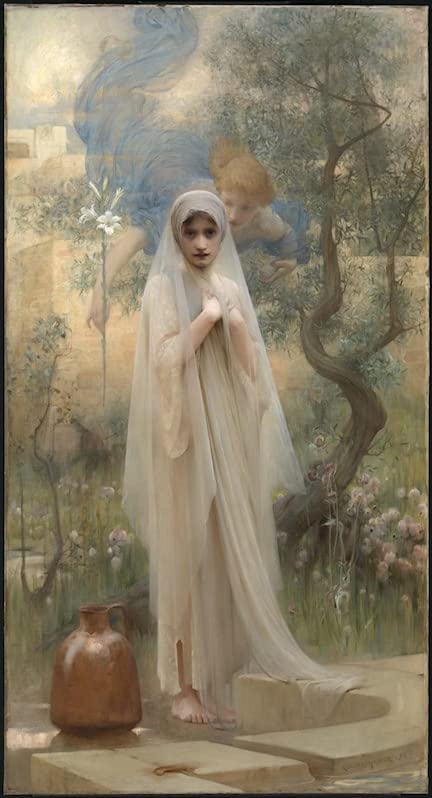Affiche décorative de l'Annonciation, impression d'art premium 60x90cm