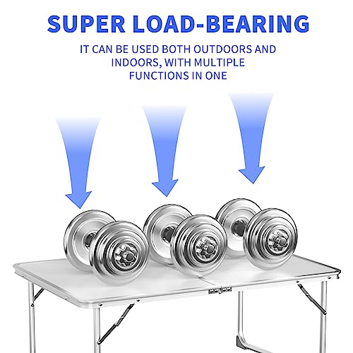 Table de lit portable pour ordinateur portable - Support pliable réglable intérieur extérieur