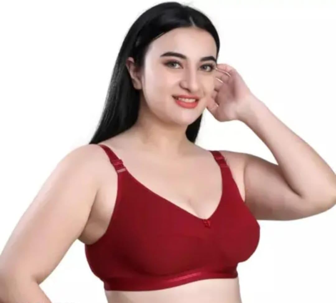 Venezia Women Full Coverage Stretchable Non Padded Bra (in, Numeric, 32, 32, B, 32, Regular, Standard, Maroon)