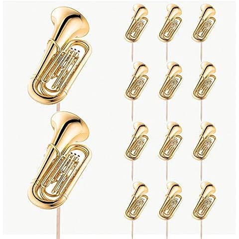 AK Giftshop Tuba Birthday Party Picks Cover