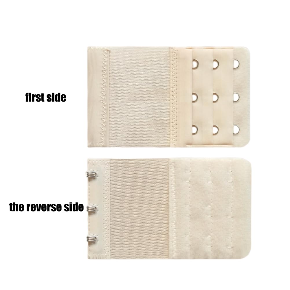 3 Prolunghe Reggiseno A 3 Ganci - Estensori Elastici Per Gravidanza E Comfort, Biancheria Intima Donna - Foto 10