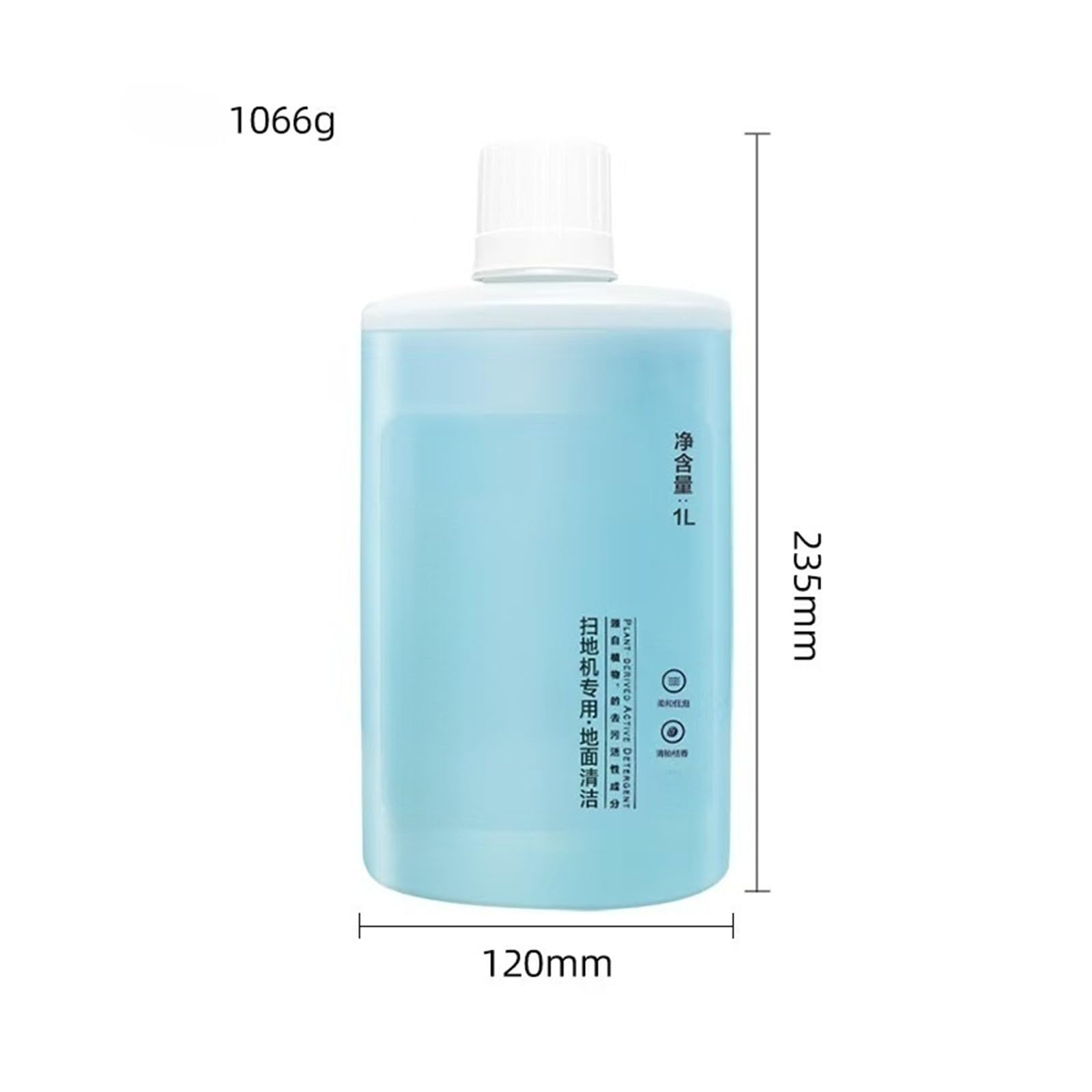Solución de limpieza de pisos。 Compatible para Roborock S7 Maxv Ultra /S7 Pro Ultra/Dyad /S7/S7 MaxV Plus/S7 MaxV。 Accesorios para fregar pisos, 1L (33.82fl oz)(2pc)