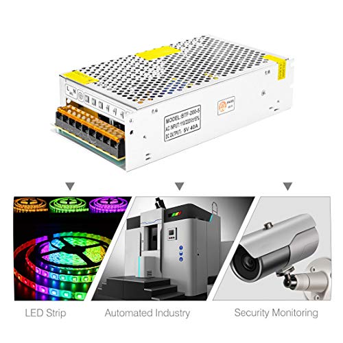 BTF-LIGHTING AC100-240V to DC5V40A Max200W Suit