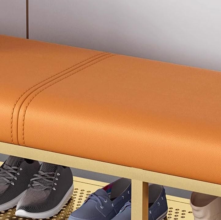 Banc à chaussures d'entrée pour organiser les petits couloirs encombrés - 7