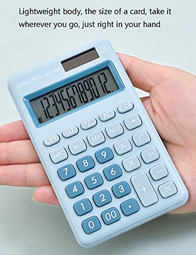 Calculadora de 12 dígitos portátil para resolver exámenes de contabilidad sin fallos 2