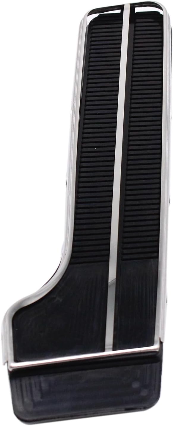 Gas Pedal Accelerator with Stainless Trim Compatible with Chevrolet Bel Air Biscayne Brookwood Camaro Chevelle El Camino Impala Malibu Caprice and GMC Pickups 1965-1970