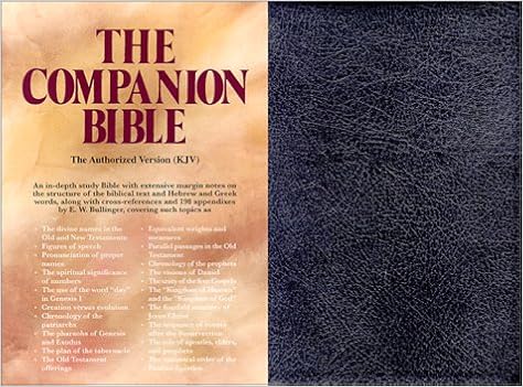 Bullinger's Companion Bible, Indexed book cover