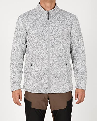 Image of Lisskolo Men's Full Zip Sweater Fleece Jacket Long Sleeve Warm Fleece Lined Performance Fleece Jacket with Pockets