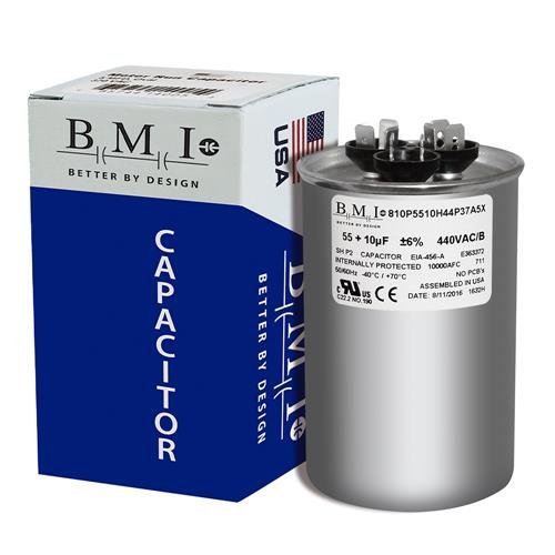 USA Replacement for Rheem Ruud Capacitor 55+10 370 43-23204-38 43-101665-38