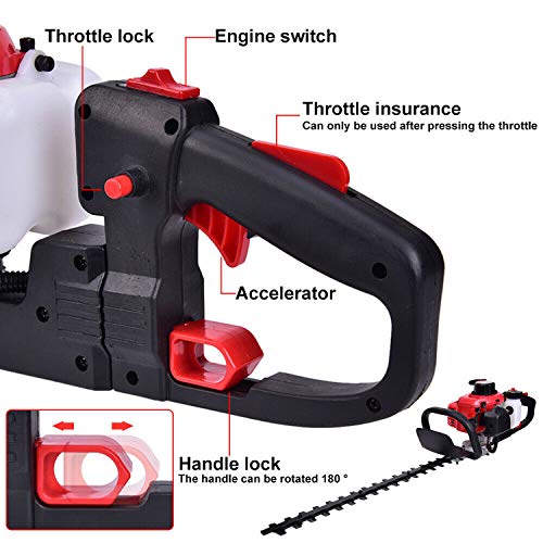 image for EASYG 23.6cc Gas Hedge Trimmer 24