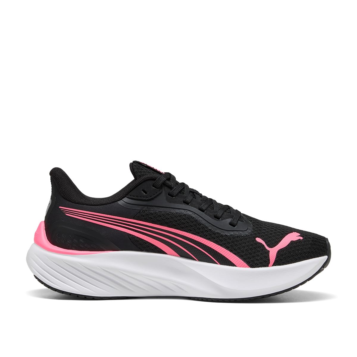 PUMA Unisex Pounce Lite Road Running Shoe, Puma Black Sun Struck, 9 UK