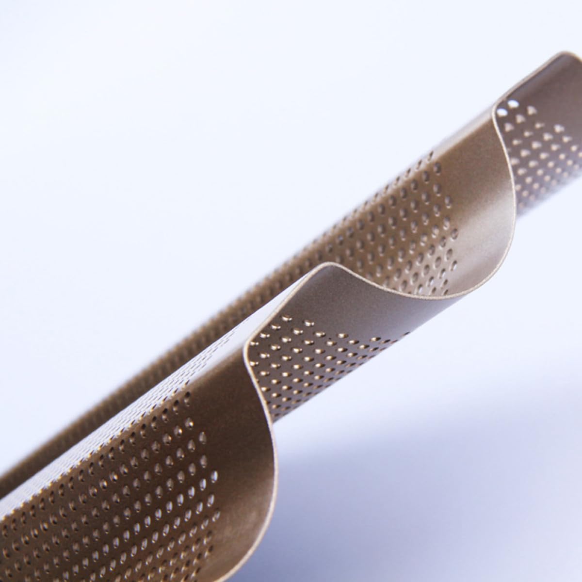 Molde para Pan Francés con Revestimiento Antiadherente Bandeja Perforada para Horno Pequeño Molde para Baguettes Accesorios para Hacer Pan