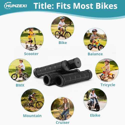 CHUNZEXI 4 PCS Rubber Bike Grips