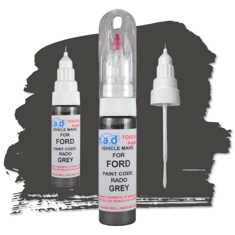 M.A.D MYLDAN AUTO DESIGNM.A.D For Ford Rado Grey Alloy Wheel Paint Touch Up Kit Compatible With Fiesta ST Curb Scratch