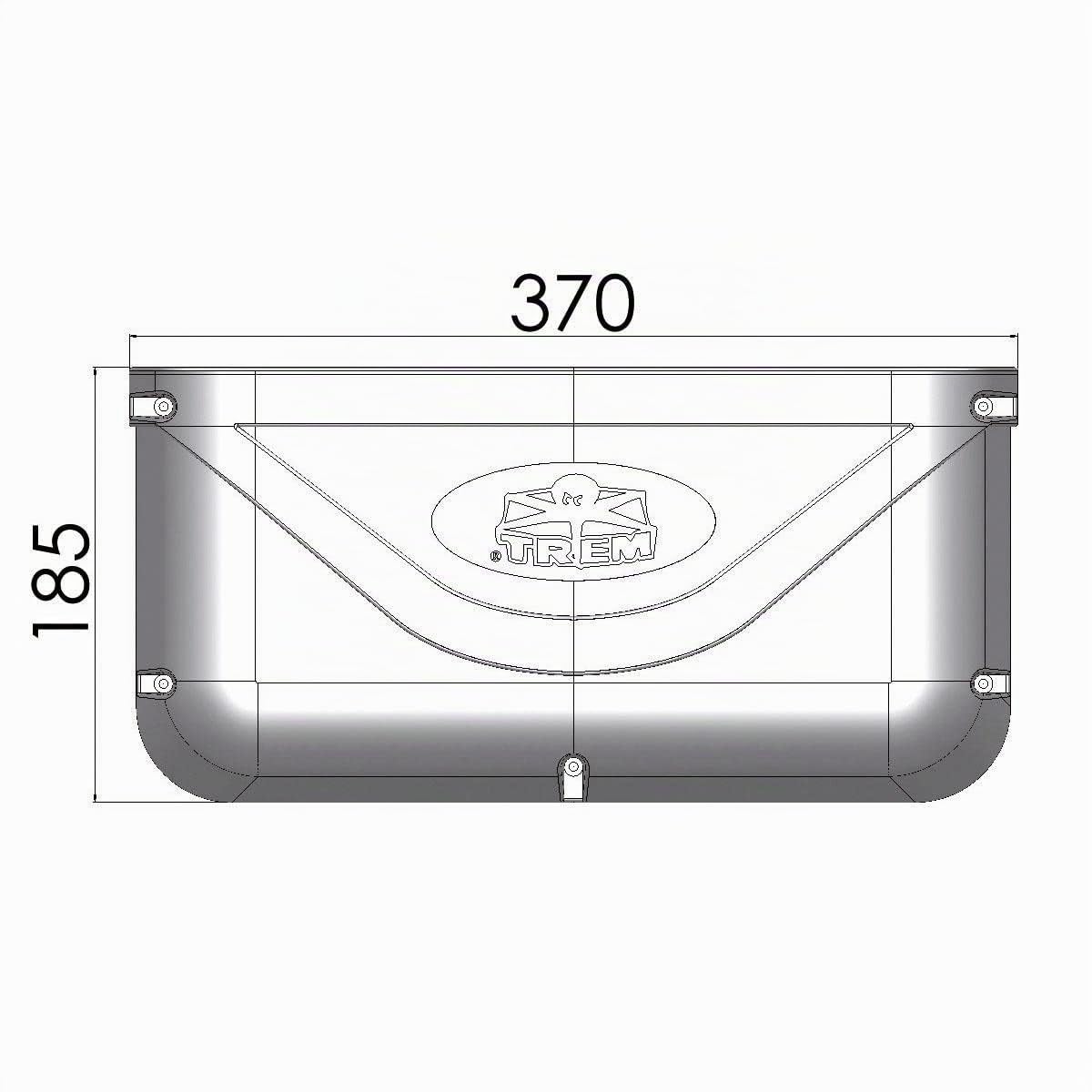 TREM CADDY Organizer Funzionale Bianco