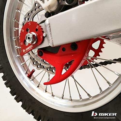 Protetor Disco De Freio Traseiro Crf 250f Biker COR: VERMELHO