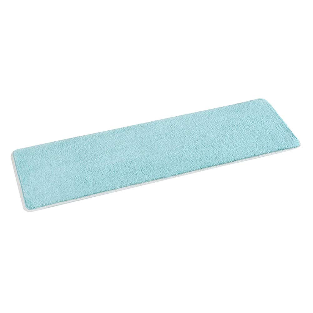 Coussin de banc de jardin antidérapant bleu 100x35cm avec revêtement long pour 2-3 places