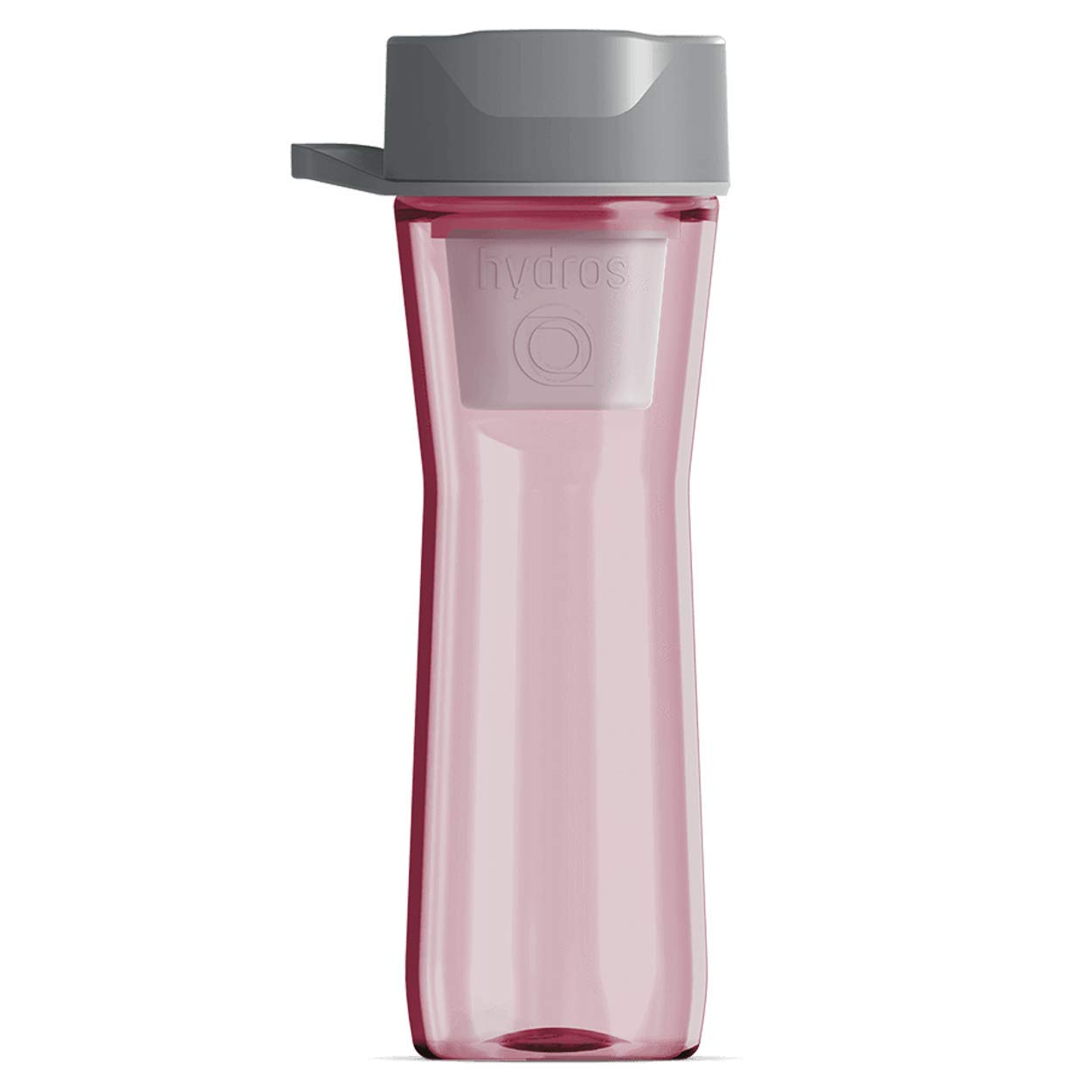 HydrosWater Filter Bottle, 20 Oz, Patented Fast Flo Tech, Dishwasher Safe, 20 Second Quick Fill, Leak Proof, BPA Free, Violet
