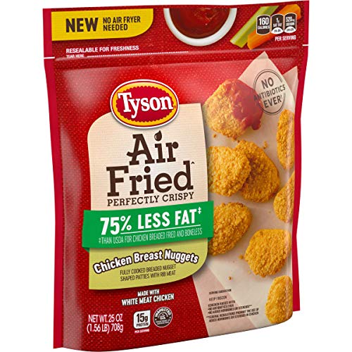 Tyson Air Fried Perfectly Crispy Chicken Nuggets, 25 Oz. (Frozen) #TOP1