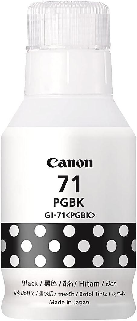 PIXMA GI71BK Black Ink bottlefor G1020,G2020,G3020,G2060,G3060, G1737,G2770,G3770,G4770, G1730,G2730,G3730