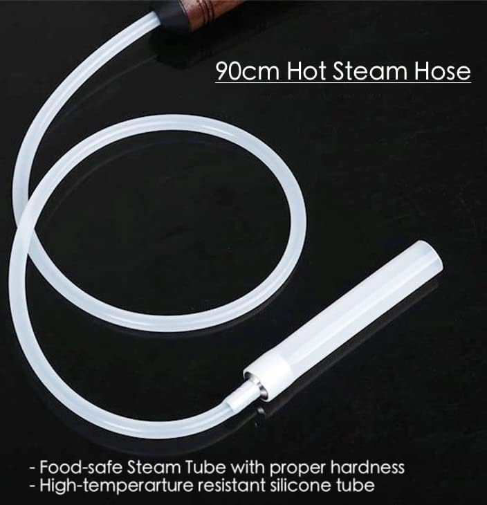 Miniatura 4 de Cepillo de café expreso, kit de limpieza para máquina de espresso, limpiador de varita de vapor, kit de descalcificación de café de alta presión con