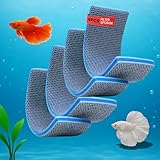 Buraq 8D Multi-Layered (Pack of 4) Aquarium Filter Sponge Pad Washable Sponge Media, Reusable, Aquarium Filter Accessories for Tanks & Ponds