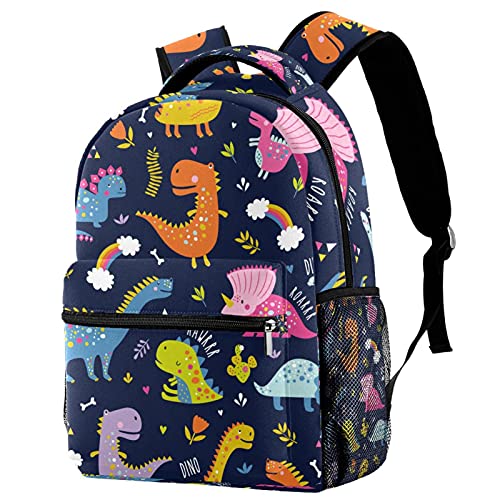 Sac à dos enfants dinosaure arc-en-ciel violet d'école maternelle