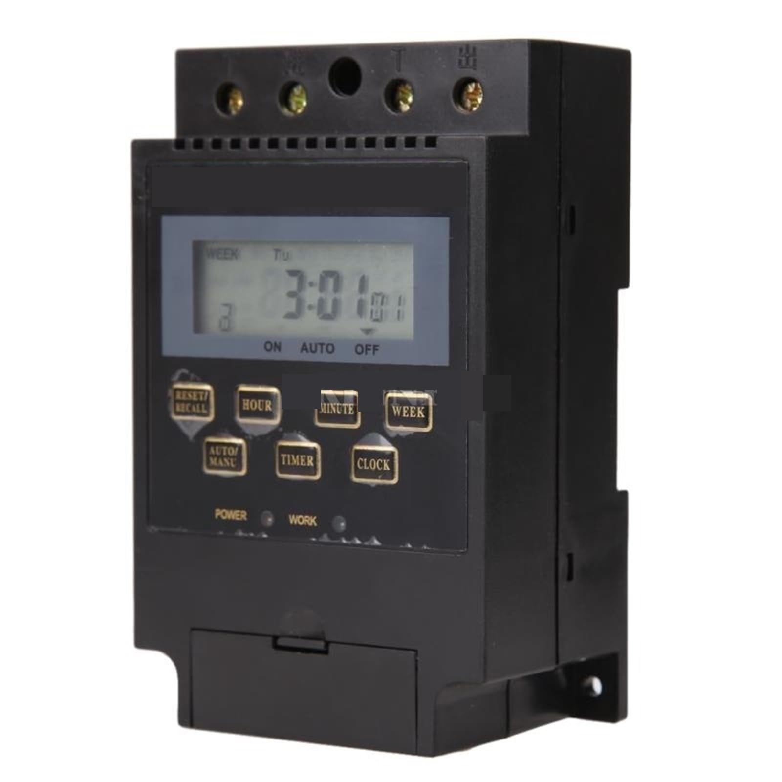 20PCS AC LCD Microcomputer Timer Switch Programmable Controller KG316T 220V (Color: Black)