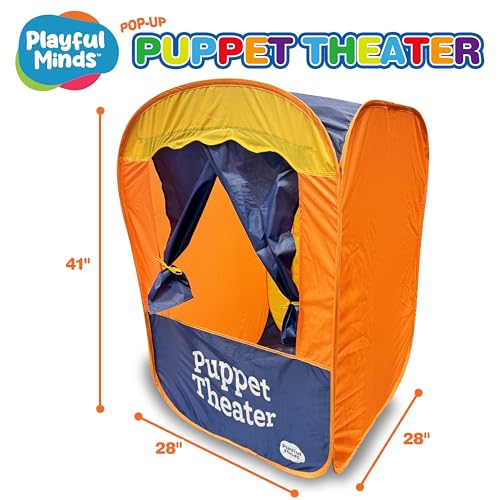Playful Minds PM946 Puppet Theater - Portable Pop-Up Puppet Stage thumb #2