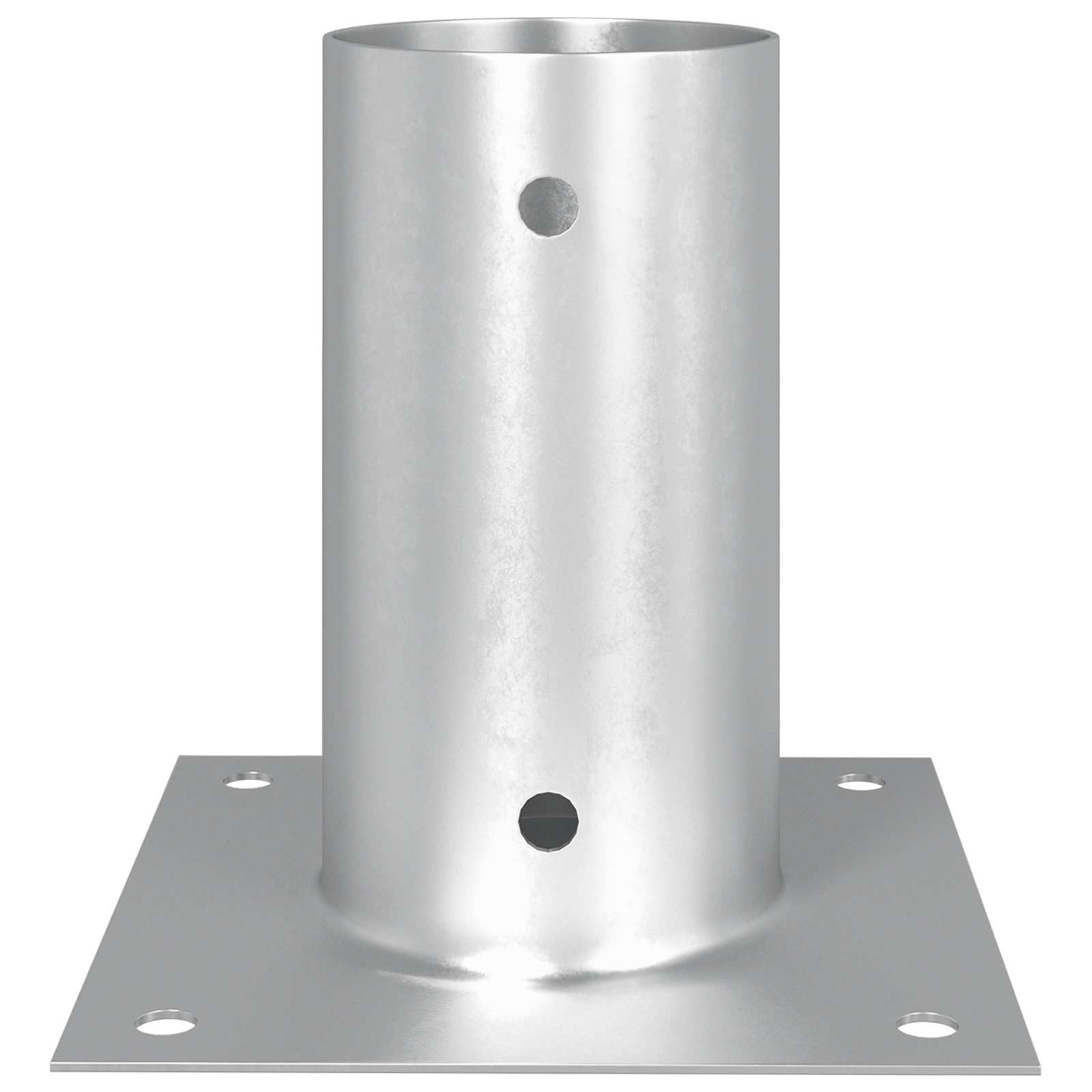 12 x kotwa podłogowa 15 x 15 x 15 cm, metalowa, srebrna, śledzie do mocowania instalacji zewnętrznych, kotwy ogrodowe do kominków, mis paleniskowych
