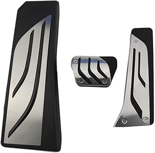 Pedal Pad Stainless Steel Pedal for X3 X4 GT F07 F12 F13 F01 F02 (3 pcs)
