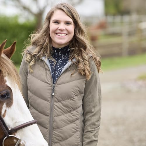 Image of Kerrits Women's EquiTech Quilted Equestrian Jacket - Warm, Flexible, Hooded Horse Riding Jacket with Thermoreflective Liner