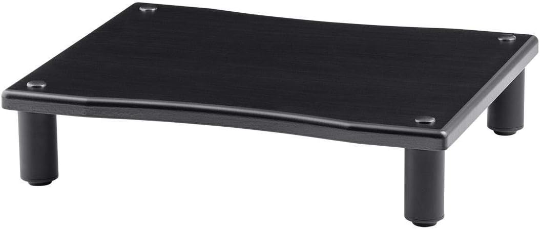 Monolith Amplifier/Component Stand XL - Open Air Design, Scratch-Resistant, Hold up to 200Lbs., Perfect Way to Organize AV Components, Black