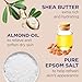 Dr Teal's Foaming Bath with Pure Epsom Salt, Shea Butter & Almond, 34 fl oz (Pack of 4)
