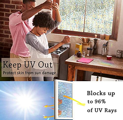 XKLHXFY Pellicola Privacy e Vetri 3D Fiore di