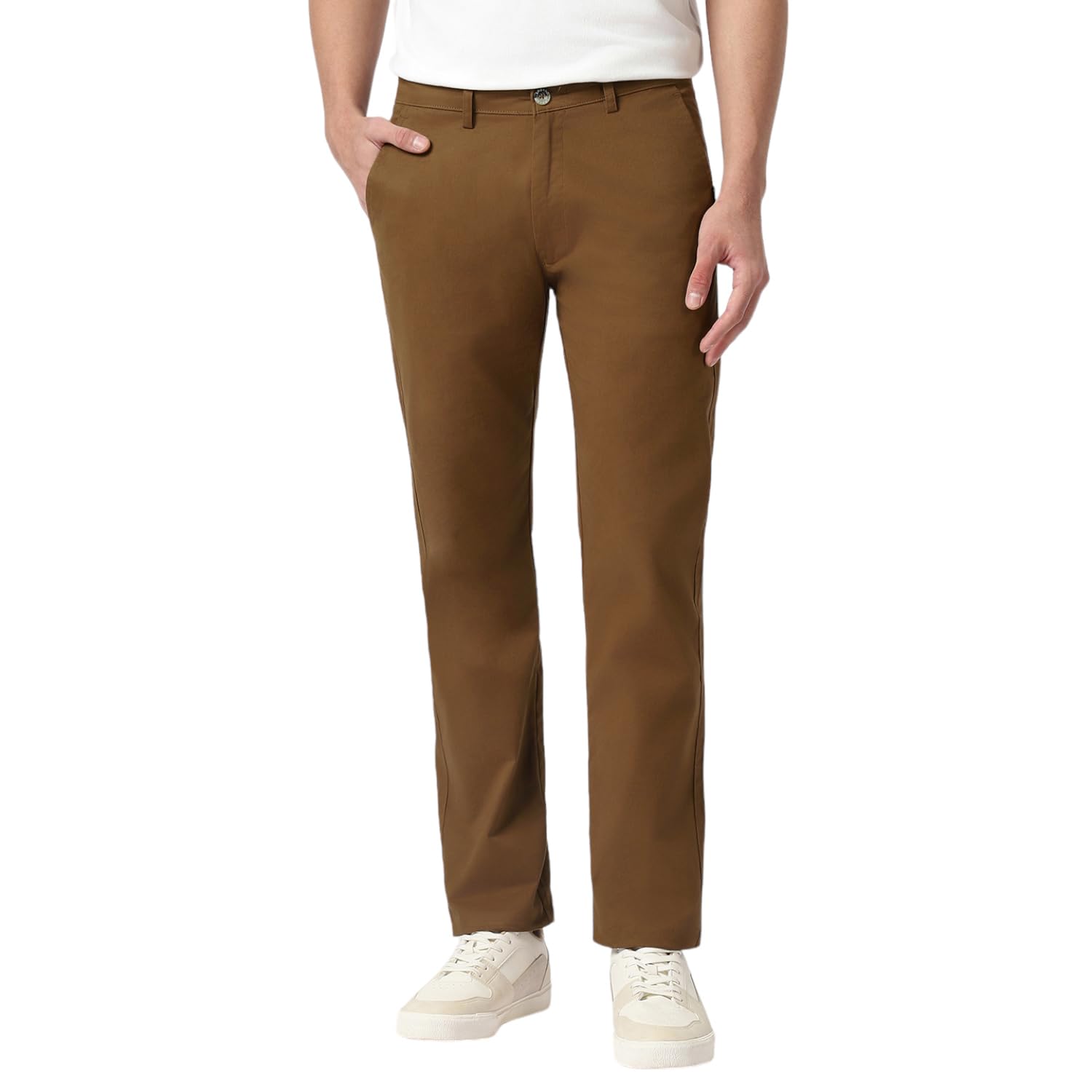 Urbano FashionMen's Slim Fit Casual Trouser