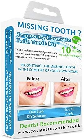 Missing tooth? - Temporary-Cosmetic DIY False Tooth - Twin Pack