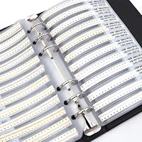 DollaTek Kondensator 0402 (0.5pF-1uF) 80 Wert x 50pcs = 4000pcs SMD SMT Kondensator kombiniert Beispiel Buch Kit – Ansicht 5
