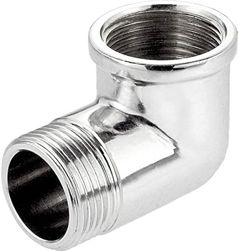 3/8" BSP Thread Pipe Connection Elbow Male x Female Screwed Fittings